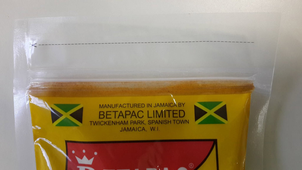 Authentic Betapac Curry Powder 110g manufactured in Jamaica by Betapac Limited