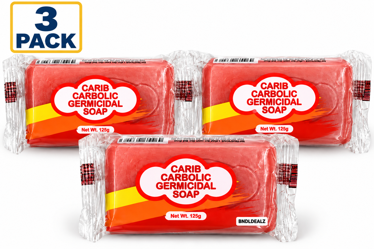 Savon carbolique antibactérien, paquet de 12, 125 g chacun | Savon germicide carbolique Carib