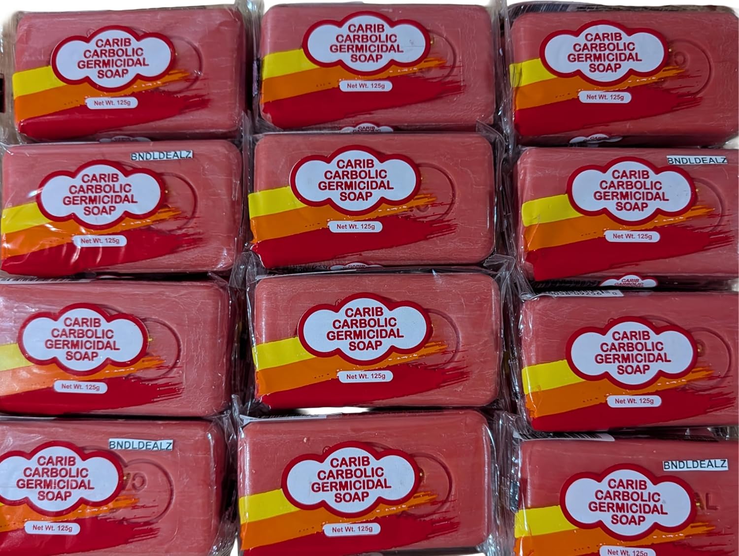 Carib Carbolic Soap 12 Pack, authentic Jamaican Carbolic Soap antibacterial soap bar, 125g each