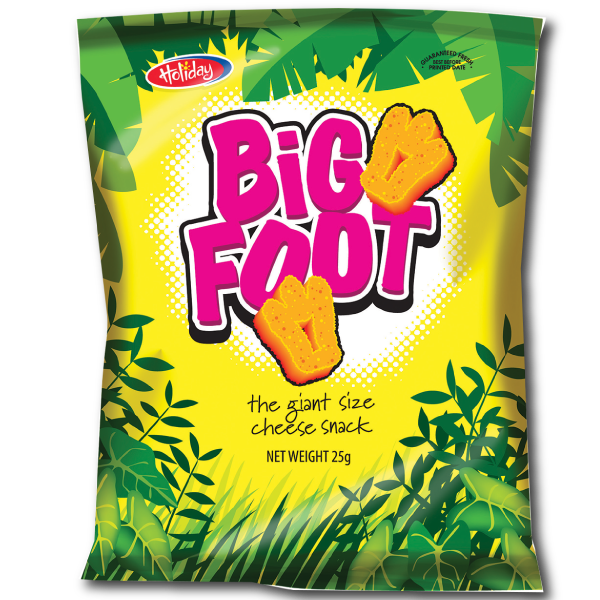 Holiday Big Foot Cheese Snacks 24 Pack | 25g Individual Packs