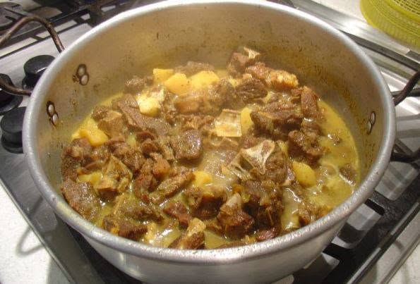 Jamaican curry goat prepared with Betapac Curry Powder