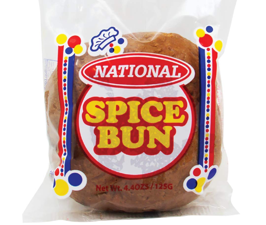 Jamaican Spice Bun 4.4 oz 125 g traditional Jamaican spiced bun in original packaging