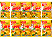 Caribbean Dreams Jamaican Soup Mix 10 pack with 50g packets of spicy chicken soup mix from Jamaica.