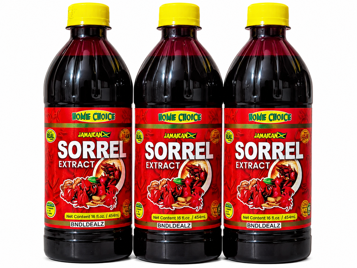 Home Choice Jamaican Sorrel Extract 16 oz, 3-pack bottles
