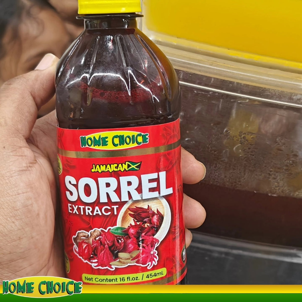 Home Choice Jamaican Sorrel Extract 16 oz 454 mL bottle