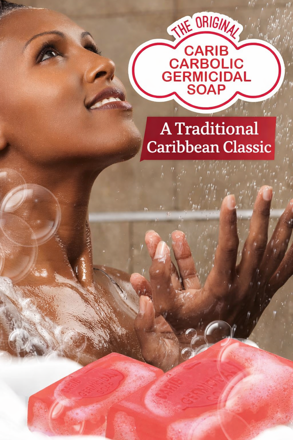 Authentic Jamaican Carbolic Soap antibacterial soap bar for everyday cleansing and freshness