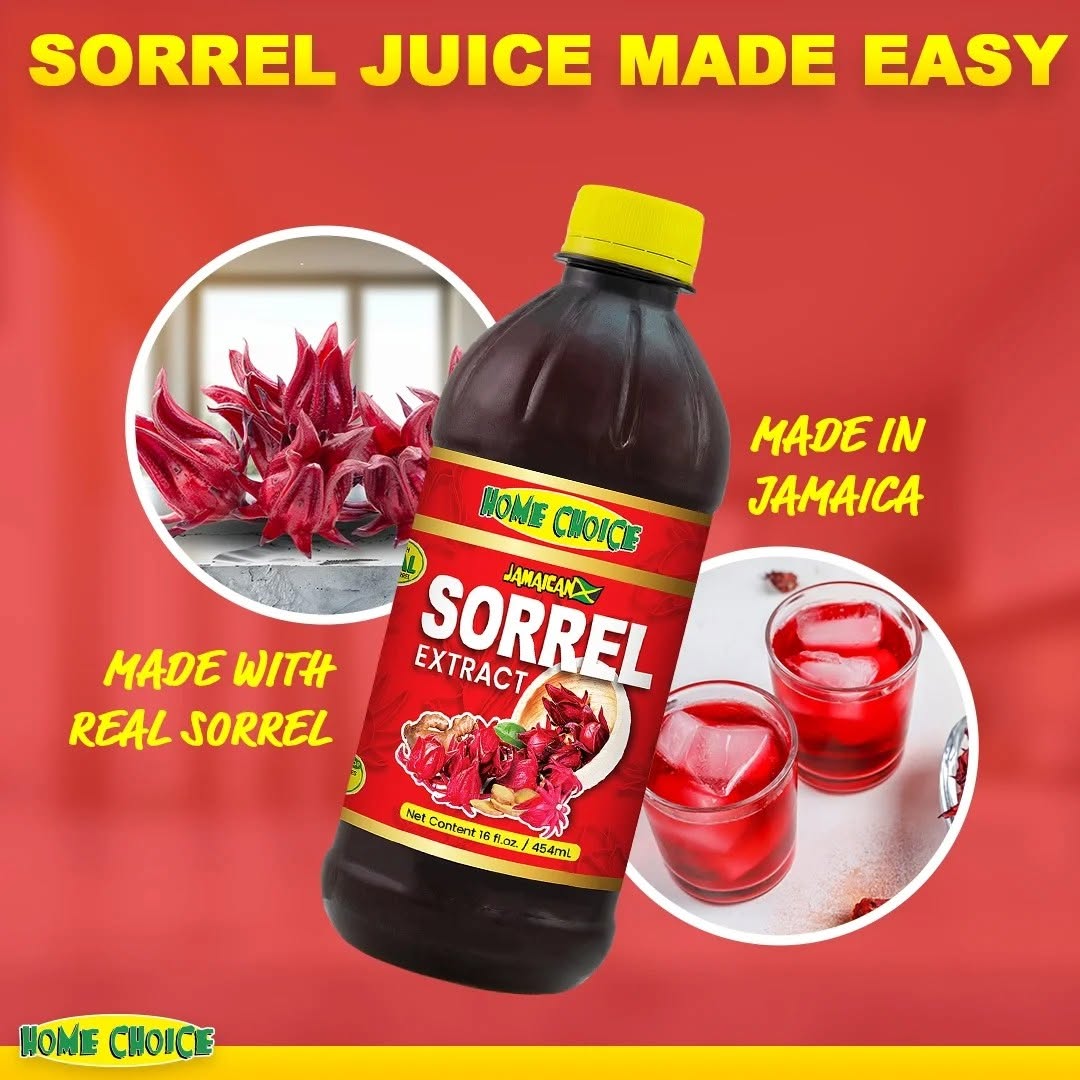 Home Choice Sorrel Extract for making Jamaican sorrel juice