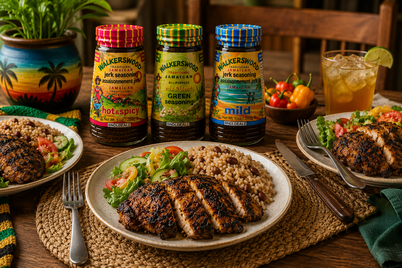 Walkerswood Jerk Seasoning Variety (280g Each) | Jamaican Jerk Seasoning