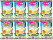 LASCO Vanilla Soy Food Drink 8 pack with eight 120g packets of Jamaican powdered vanilla soy drink mix.