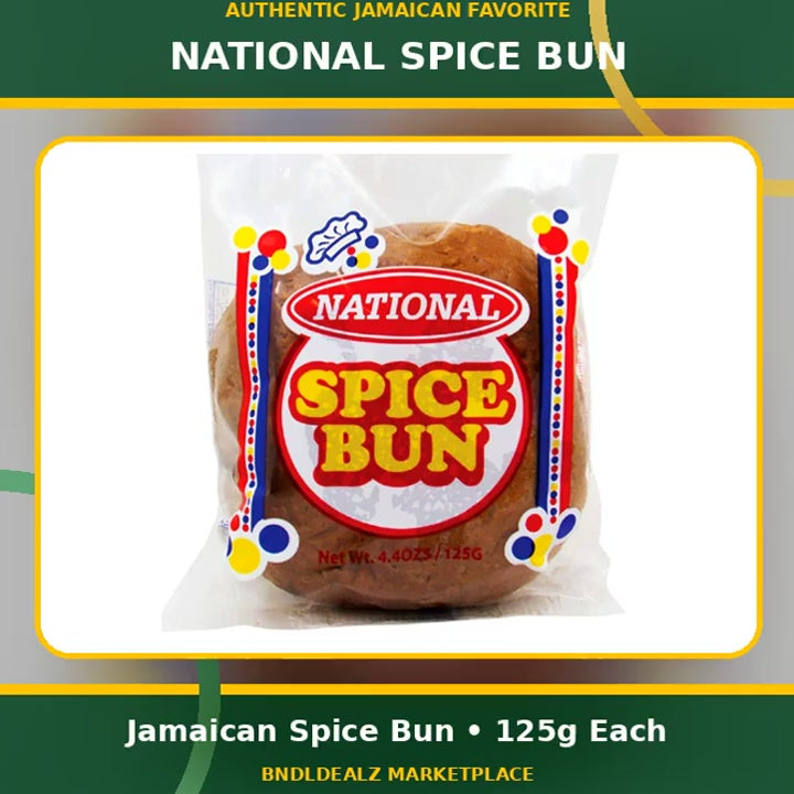 Jamaican Spice Bun 12 Pack – National Spice Bun 125g Each