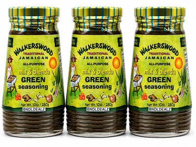 Walkerswood Green Seasoning 3 Pack (10 oz / 280g Each) | Jamaican Green Seasoning