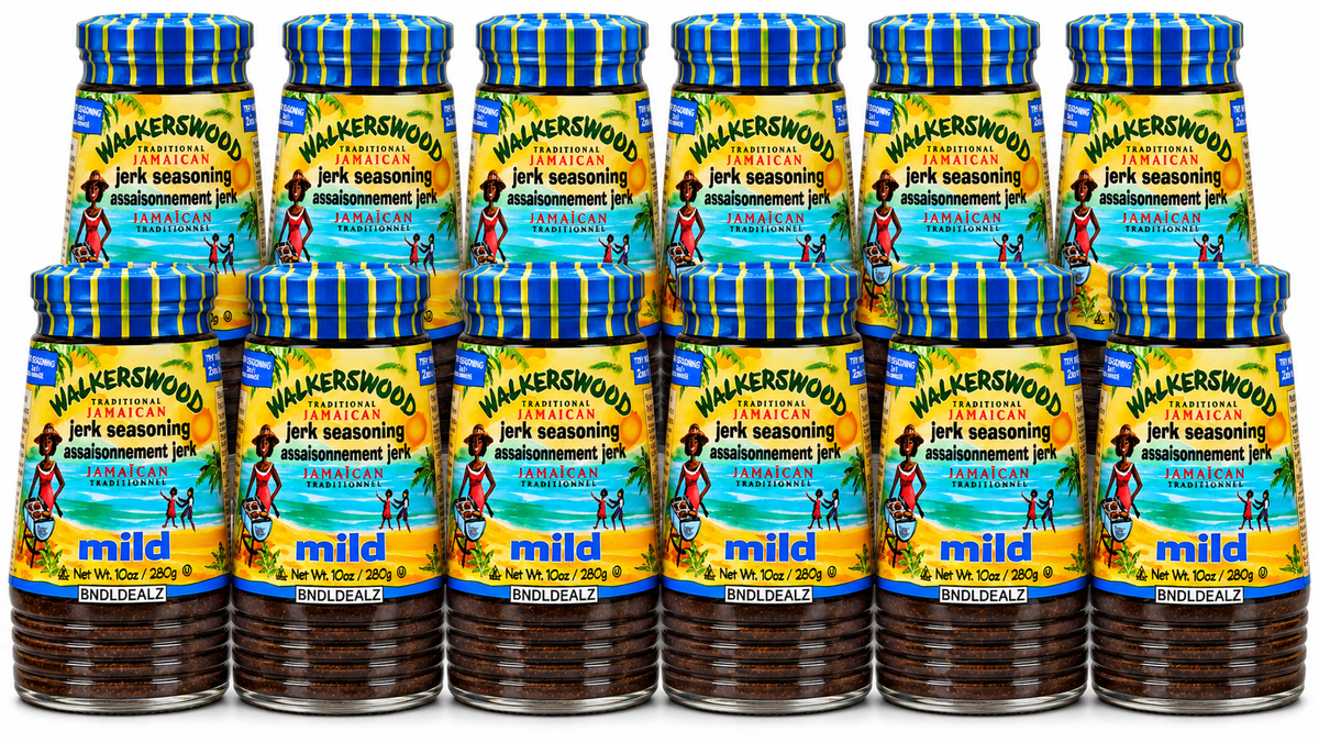 Walkerswood Jerk Seasoning MILD 12 Pack, 10 oz 280g jar