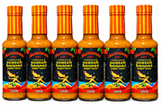 Walkerswood Scotch Bonnet Pepper Sauce Hot 6 pack with six 185mL bottles