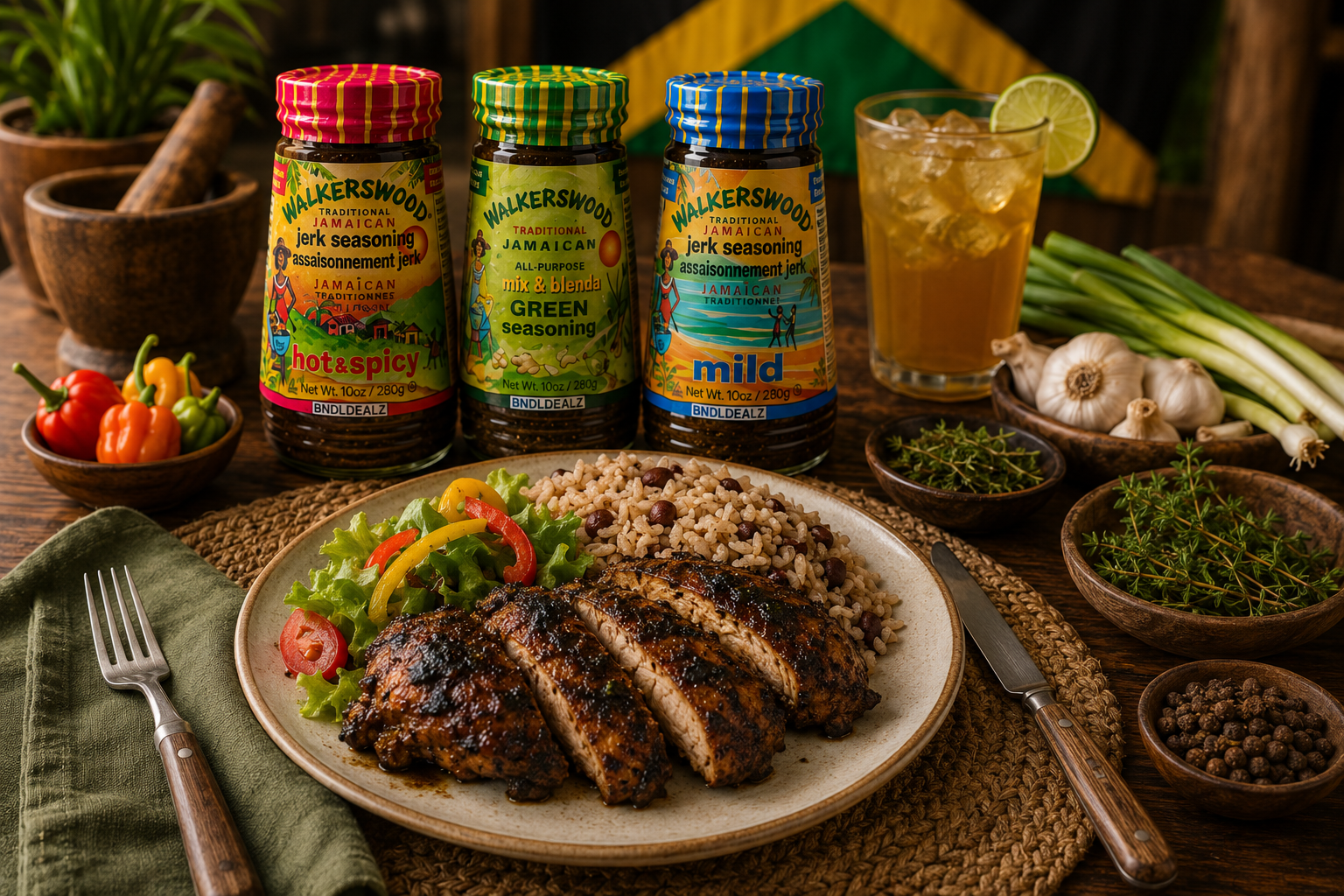 Walkerswood Jerk Seasoning Variety (280g Each) | Jamaican Jerk Seasoning