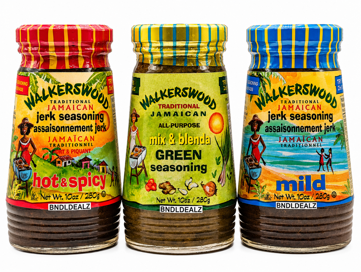 Walkerswood Jerk Seasoning Variety (280g Each) | Jamaican Jerk Seasoning